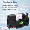 1 Pack Label Tape Replacement for Brother TZe242 TZE-242 AZ242 TZ42, Red on White Tape, 18mm 8m 0.7" 3/4" x 26.2ft, Compatible with Brother Label Marker Tape PT-D410, PT-300B PT1830C PT7500 PT-D600 view 2