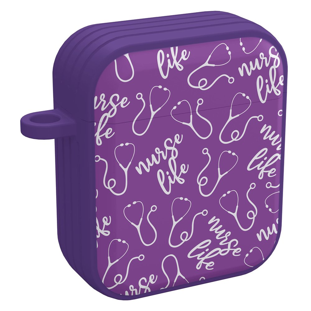 AFFINITY BANDS Nursing HDX Case Cover Compatible with Apple AirPods Gen 1 & 2 (Nurse Life)