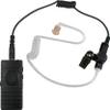 PRYMEBLU BTH-300-MAX is Multi-Functional Bluetooth Lapel Microphone for Two-Way radios, cellphones, and Tablets for PoC Apps (BTH-300-MAX-KIT2 with Recon Series Clear Tube Earphone) view 1