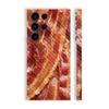 MightySkins Carbon Fiber Skin Compatible with Samsung Galaxy S23 Ultra Full Wrap - Crispy Bacon | Protective, Durable Textured Carbon Fiber Finish | Easy to Apply & Change Styles | Made in The USA view 1