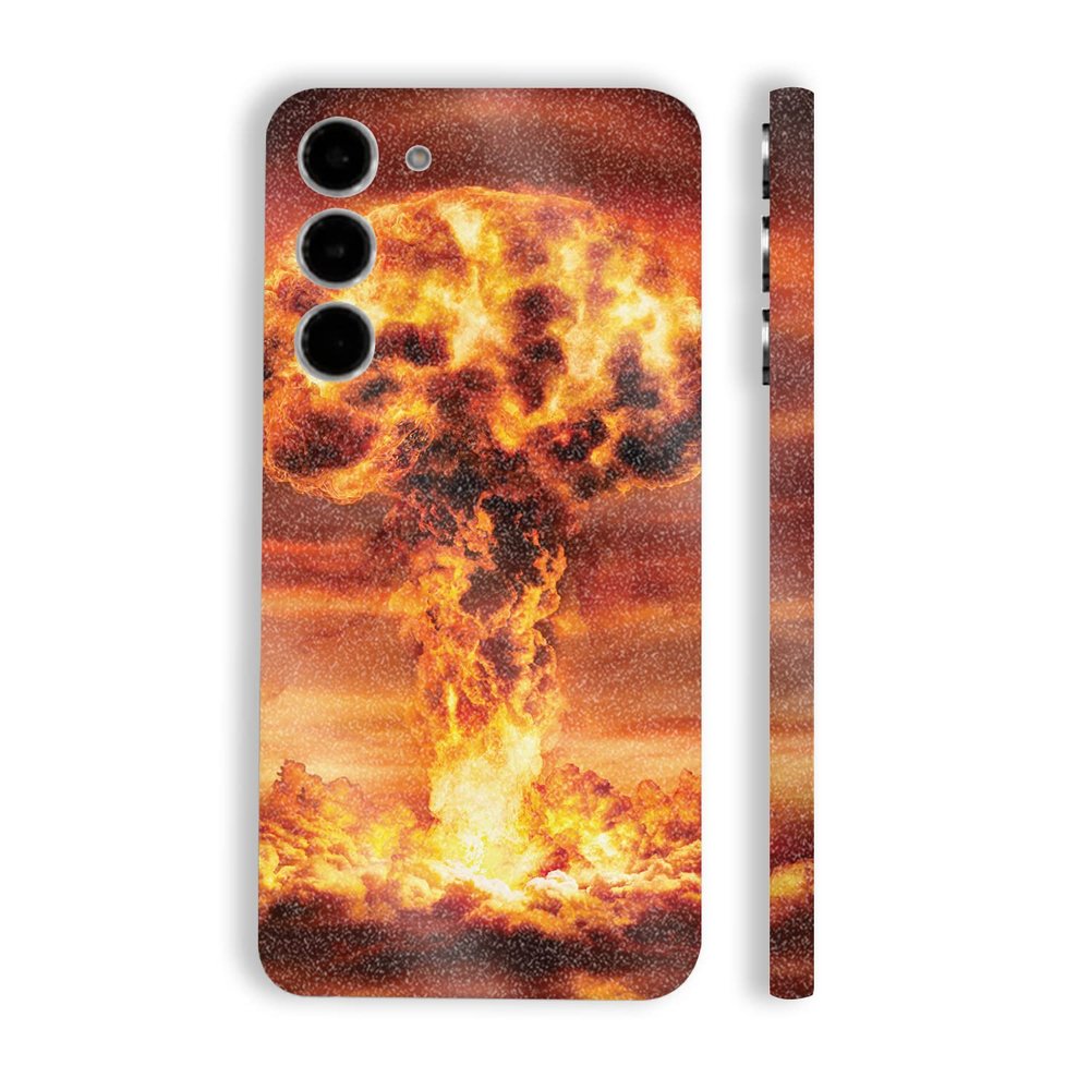 MightySkins Glossy Glitter Skin Compatible with Samsung Galaxy S23 Plus Full Wrap - Fallout | Protective, Durable High-Gloss Glitter Finish | Easy to Apply & Change Styles | Made in The USA