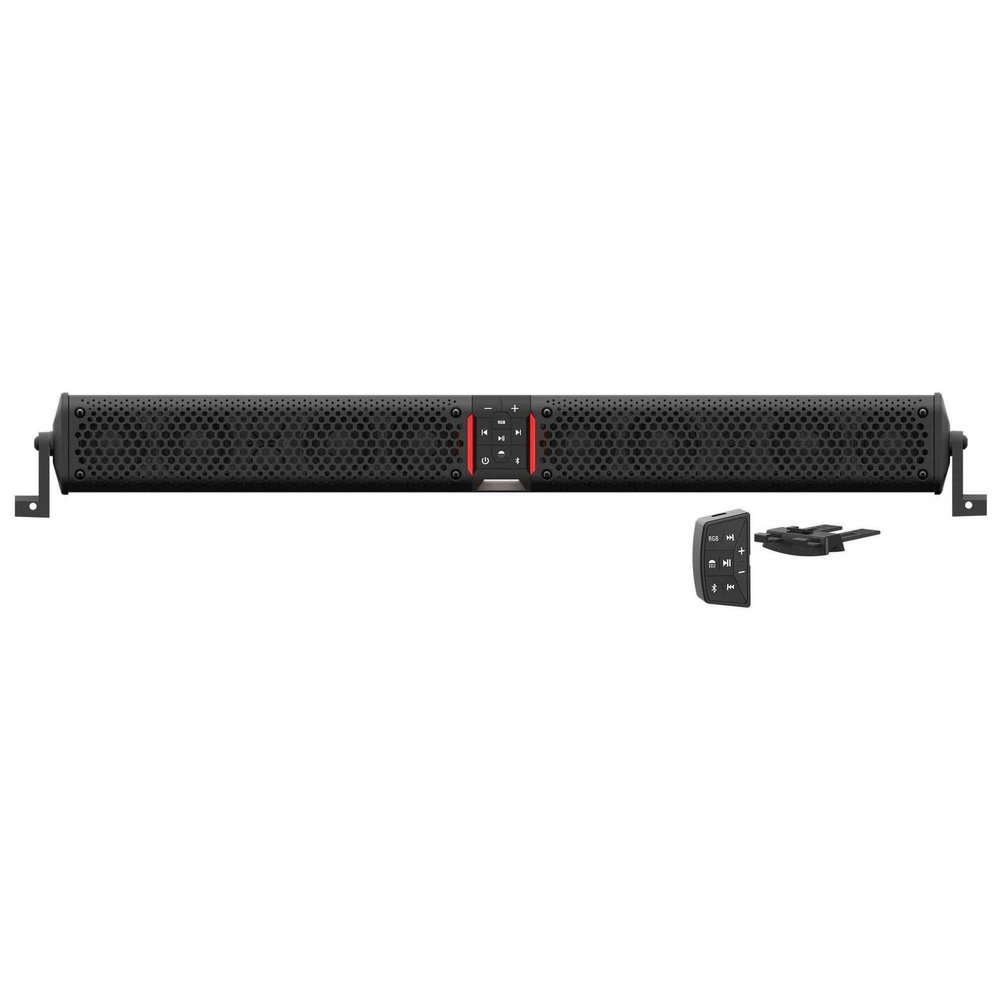wet sounds Stealth XT 12 Speaker All-in-One Amplified Bluetooth Soundbar with Remote  Black (Renewed)