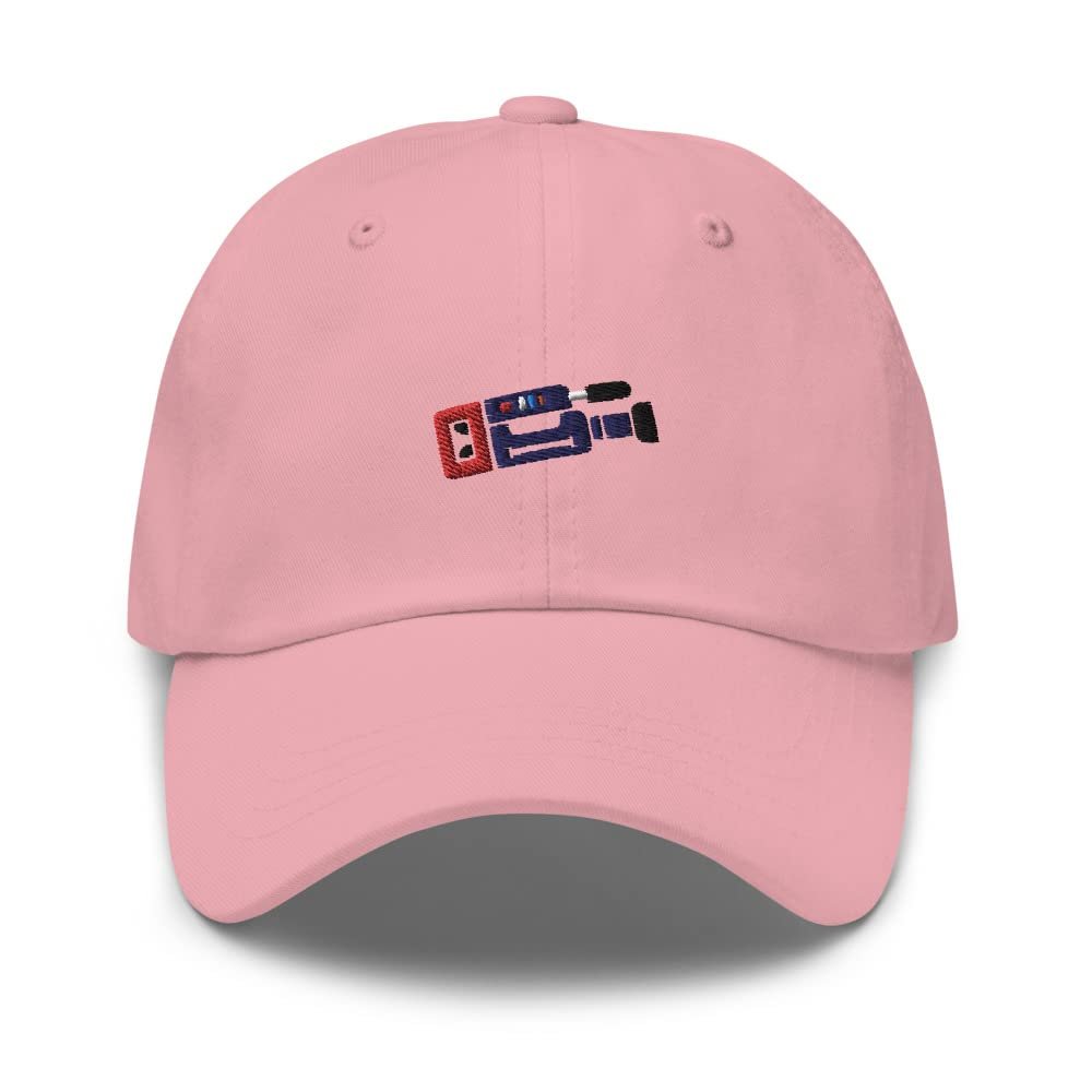 Retro Video Camera hat/Movies hat/Movie Fan hat/Gift for Movie Fan Pink
