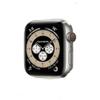 Apple Watch Series 6 (GPS + Cellular, 44mm) - Titanium Case with White Sport Band (Renewed) view 4