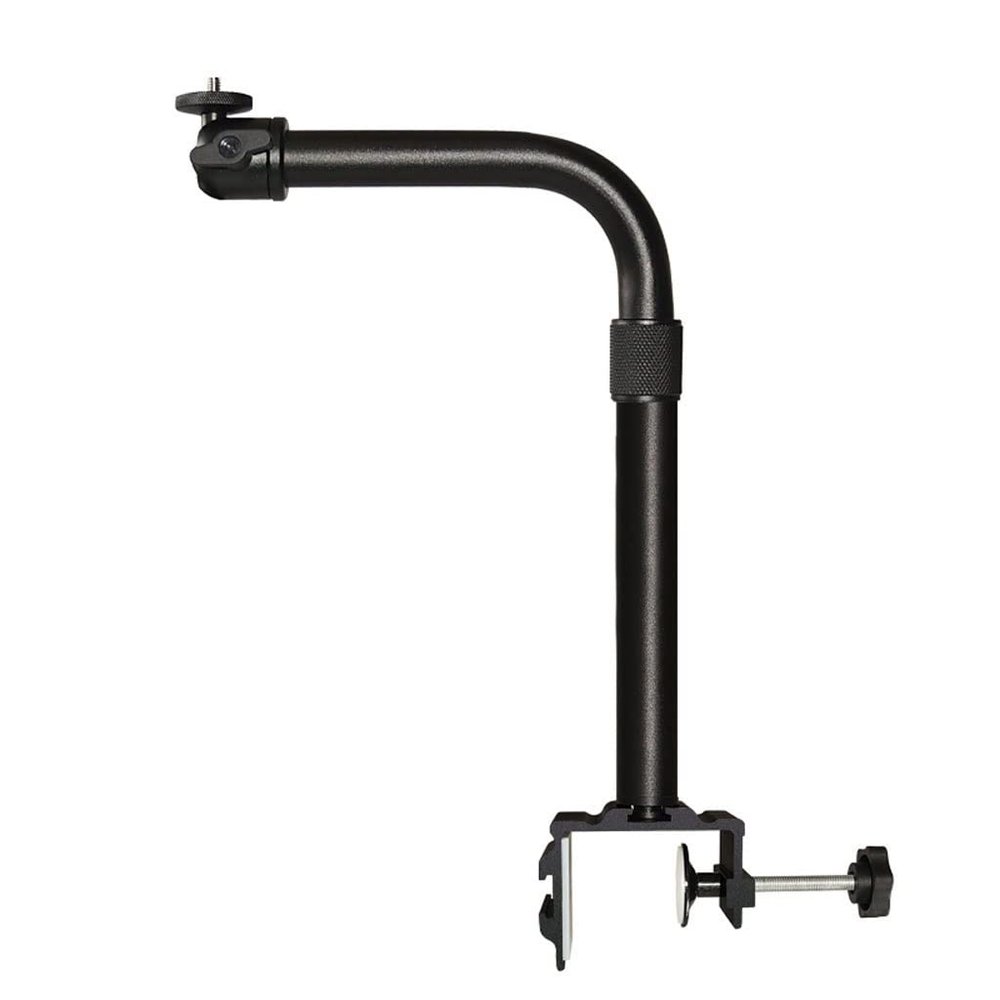 HIHELO Projector Mount Projector Stand Gooseneck Bend Telescopic Tube 360 Degrees Freely Adjustable Desktop Elbow Bracket Load-Bearing 11.02LB Home Office Adjustable Projector Stand