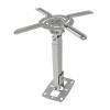 HIHELO Projector Mount Projector Installation Projector Wall Bracket Adjustable Ceiling Projector Ceiling Bracket 17.6LB Load Capacity White Adjustable Projector Stand view 4