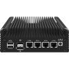 CWWK Firewall Mini PC Intel N Series N100,DDR5 16G RAM 512G NVMe SSD,4 x 2.5GbE i226V LAN,Micro Router Appliance,AES-NI,OPNsense view 2