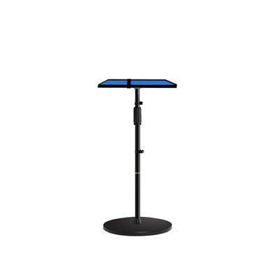 HIHELO Projector Mount Projector Stand Home Floor Projector Bracket with Tray Projector Round Base Metal Tray 11.41"*15.35" for The Studio Exhibition Center Adjustable Projector Stand