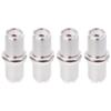 4PCS UHF Female to UHF SO239 Female Jack nut Bulkhead RF Mount Adapter Connector view 1