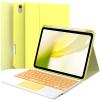 GreenLaw Keyboard Case for iPad 11th Generation(A16,2025) / 10th Generation(2022), Stain-Resistant Cover, 7 Color Backlit, Detachable Keyboard Case with Touchpad and Pencil Holder, Fluorescent Yellow view 1