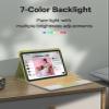 GreenLaw Keyboard Case for iPad 11th Generation(A16,2025) / 10th Generation(2022), Stain-Resistant Cover, 7 Color Backlit, Detachable Keyboard Case with Touchpad and Pencil Holder, Fluorescent Yellow view 3