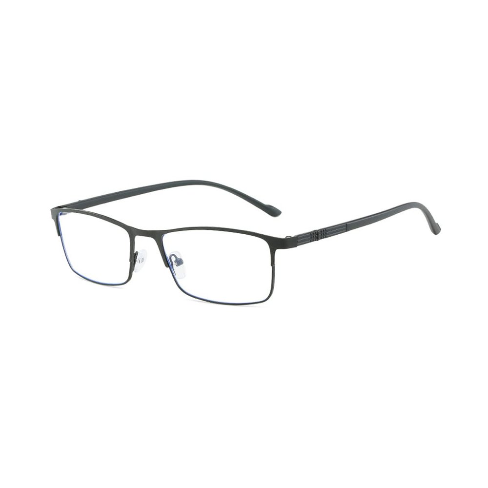 DEPEYE Anti Blue Light Blocking Myopia Glasses -0.50 Black Metal Distance Shortsighted Spectacles for Mens Womens