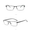 DEPEYE Anti Blue Light Blocking Myopia Glasses -0.50 Black Metal Distance Shortsighted Spectacles for Mens Womens view 3