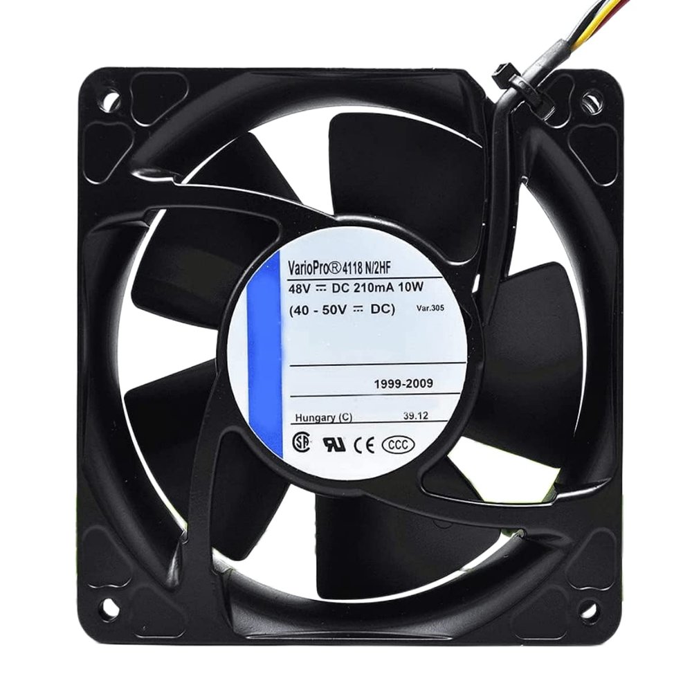 48V 4118N/2HF 210mA 10W 120X38MM Cooling Fan 4-Wire