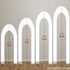 Iydamc White U-Shaped Arch Fabric Covers Arched Backdrop Stand Covers for Birthday Parties Wedding Bridal Shower Party Decorations Banner GX-270 view 3