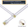 LanSenSu RJ12 Cable Phone Cord RJ12 6P6C Male to Male Straight Wired for Both Data and Voice Use - 2Pack (White, 3.3FT) view 4