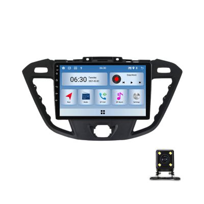 ZEARLY Double Din Car Stereo 9 Inch Touchscreen Car in-Dash Navigation for Ford Transit Custom 2013-2017 with Backup Camera/Mirror Link/Carplay/Android Auto/USB/Bluetooth/FM Car Radio,M100s