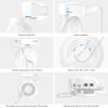 Wall Mount for Deco M9 Plus Whole Home Mesh WiFi System Deco M9 Plus WiFi Router Shelf Cable Management Bracket view 4