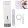 7 in 1 Electronic Cleaner Kit, Multifunctional Cleaner Kit with Detachable Hook and Hoop, Cleaning Pen with Brush for Earbuds, Earphone, Keyboard, Phone, Laptop view 3