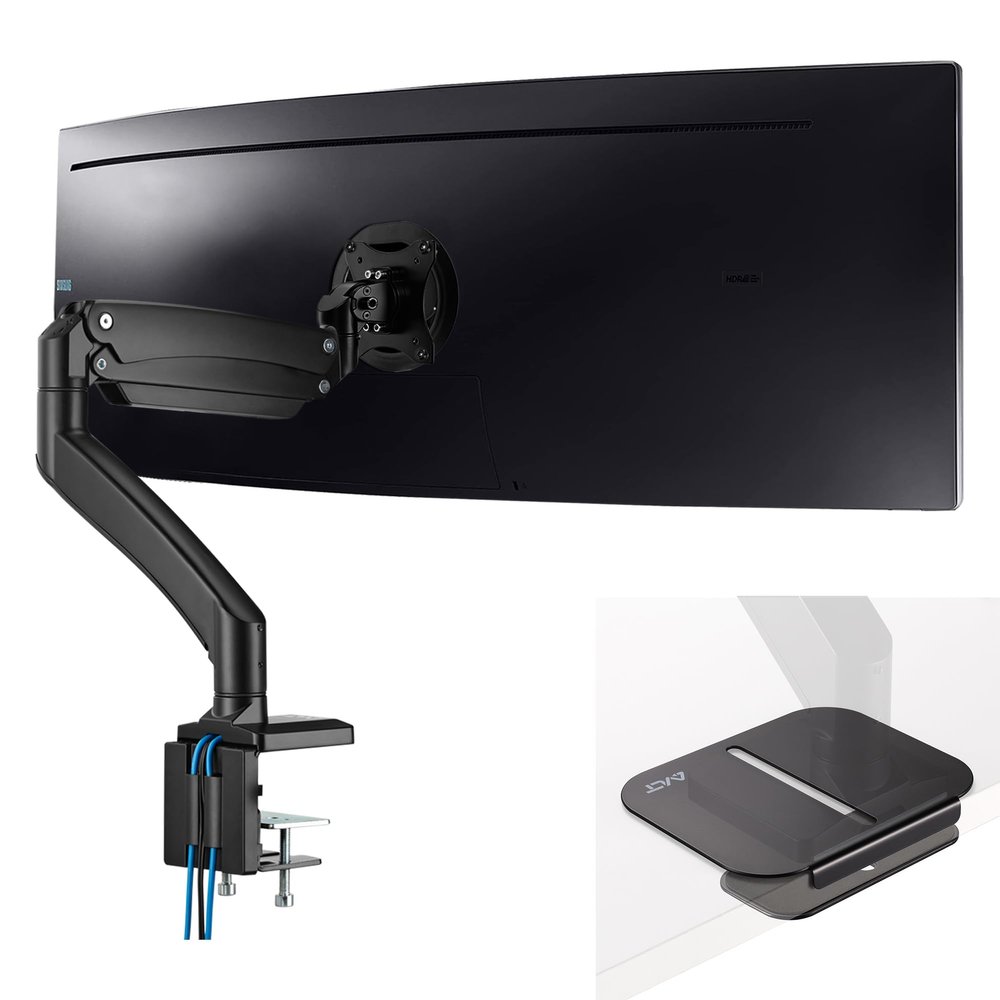 AVLT Single Monitor Arm and Reinforcement Plate