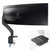 AVLT Single Monitor Arm and Reinforcement Plate view 1