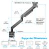 AVLT Single Monitor Arm and Reinforcement Plate view 2