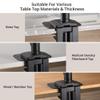 AVLT Single Monitor Arm and Reinforcement Plate view 4