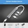 Combo 4 Port 3.0 USB Type C Hub Splitter view 4