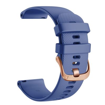 AEHON 18mm Replacement Silicone Straps Band For Garmin Vivoactive 4S Watchband Smart Watch Vivomove 3S Venu2S Bracelet Wristbands Belt (Color : Navy, Size : 18mm Vivoactive 4S)
