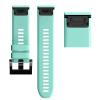 AEHON 26 22MM Silicone Quick Release Watchband Strap for Garmin Fenix 7 7X 6X 5X 3 3HR Watch Easyfit Wrist Band Strap (Color : Teal, Size : 26mm Fenix 6X Pro) view 1