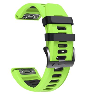 AEHON Smart Watch Silicone Replacement Straps For Garmin Fenix 7 7X 6 6X Pro 5 5X Plus 3 3HR Forerunner 935 Wristband 22 26mm Bracelet (Color : Green, Size : Forerunner 935 945)