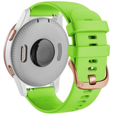 AEHON 18 20mm Silicone Wrist Strap For Garmin Vivoactive 3 4S Garmin Venu Smart Watch Band For Forerunner 645 245 Wristband Strap (Color : 7, Size : 20mm Forerunner 245)