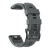 BRART 26 22MM Silicone Quick Release Watchband Strap For Garmin Fenix 7X 7 6 6X Pro 5X 5Plus 3HR Smartwatch Easyfit Wristband Bracelet (Color : Grey, Size : 26mm Fenix5X 5X Plus) view 1