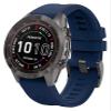 CZKE 20mm Women Strap for Garmin Fenix 7S/Fenix 7S Solar/Fenix 7S Sapphire Solar/Fenix 6S/Fenix 6S Pro/Fenix 5S/Fenix 5S Plus (3-Pack) (Color : Midnight Blue/Steel Blue/Sangria) view 2