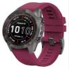 CZKE 22mm Strap For Garmin Fenix 7/Fenix 7 Solar/Fenix 7 Sapphire Solar/Fenix 6 GPS/Fenix 6 Pro GPS/Fenix 6 Sapphire GPS/Fenix 5/Fenix 5 Plus (Color : Sangria) view 2
