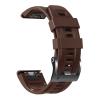 KAPPDE 26 22MM Silicone Quick Release Watchband Strap For Garmin Fenix 7X 7 6 6X Pro 5X 5Plus 3HR Smartwatch Easyfit Wristband Bracelet (Color : Brown, Size : Black Black Clasp) view 1