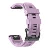 KAPPDE 26 22MM Silicone Quick Release Watchband Strap For Garmin Fenix 7X 7 6 6X Pro 5X 5Plus 3HR Smartwatch Easyfit Wristband Bracelet (Color : Light purple, Size : 26mm Fenix 7X) view 1