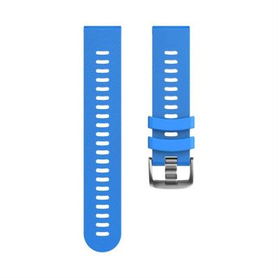 AXTI 20mm Sport Silicone Watchband Strap For Garmin Forerunner 245 245M 645 Vivoactive 3 Vivomove HR Smart Bracelet Wristband (Color : Sky Blue, Size : Forerunner 645)