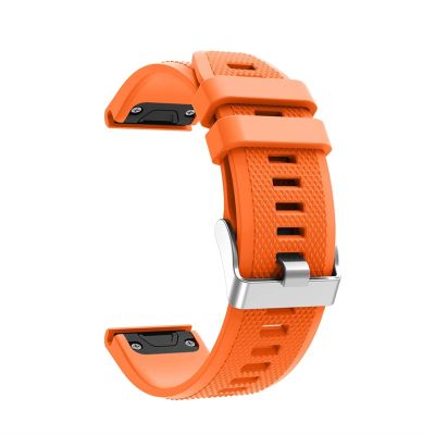 BCMCBV Replacement Silicone Watch Strap Band for Garmin Forerunner 935 GPS Watch Quick Release Watchbands (Color : Orange)