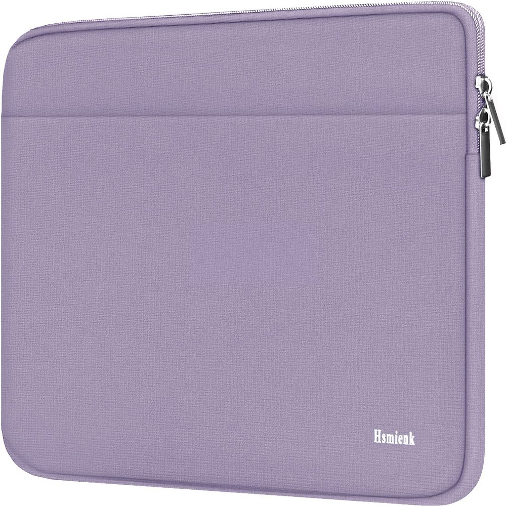 15.6 inch Laptop Sleeve Case, Shockproof Protective Notebook Case with Accessory Pocket, Briefcase Carrying Laptop Sleeve for 15.6" HP, ASUS, Dell, Lenovo, Acer -Lilac Colour