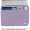 15.6 inch Laptop Sleeve Case, Shockproof Protective Notebook Case with Accessory Pocket, Briefcase Carrying Laptop Sleeve for 15.6" HP, ASUS, Dell, Lenovo, Acer -Lilac Colour view 2