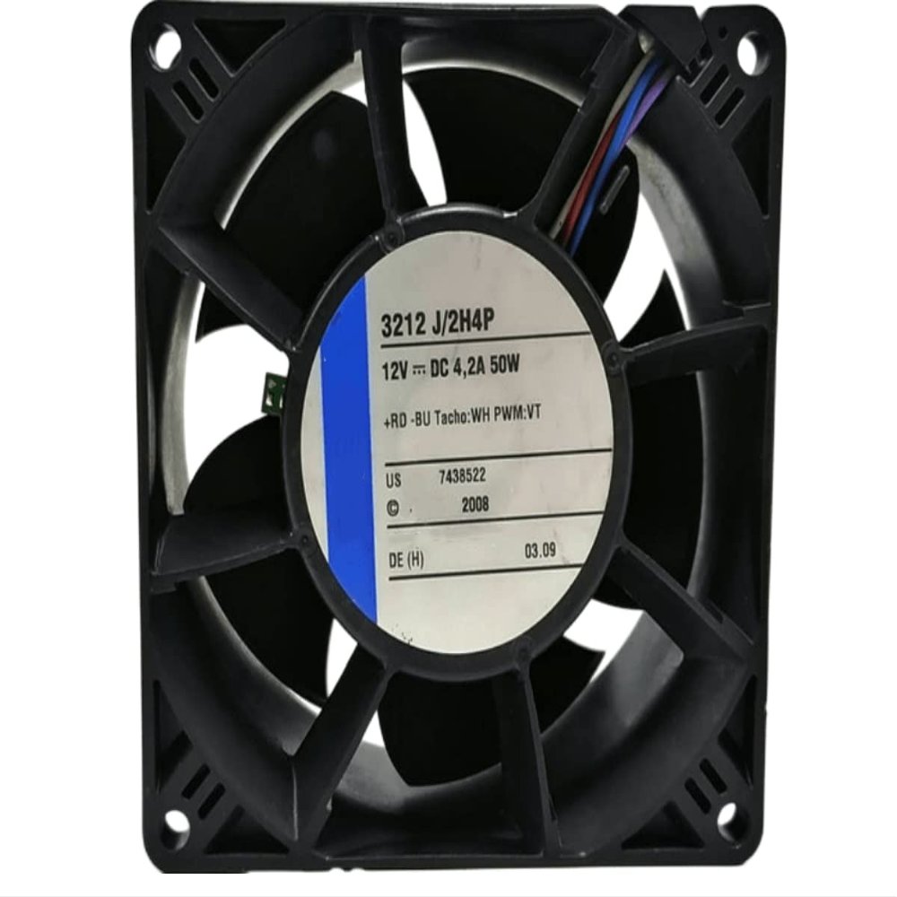 12V 3212J/2H4P 4.2A 50W 92X38MM Cooling Fan 4-Wire