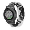 BUDAY 22 26mm Quickfit Watch Strap For Garmin Fenix 7 7X 6 6X Pro 5X 5 Plus 3HR 935 945 S60 MK1 Braided Solo Loop Nylon Watch Wrist band (Color : Pink White, Size : Fenix 6 5-165mm) view 4