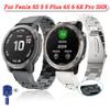 MURVE 20 22 26mm Stainless Steel Metal Strap For Garmin Fenix 5S 5 5X Plus 6X 6 6SPro 3HR Quick Release Smart Watch Wristband Bracelet (Color : Rose Gold, Size : Black Black Clasp) view 2