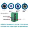 HDCSUN 9.0 Inch Underwater Fishing Camera, IP68 Waterproof 1000TVL Fishing Camera, 30Pcs IR and White LED Lights, for Ice Lake Sea Boat Kayak (Size : 15M Cable) view 4
