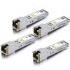 10Gtek 10/100/1000Base-T Copper SFP, Auto-Negotiation SFP to RJ45 Mini-GBIC Transceiver for Cisco GLC-T/SFP-GE-T, Pack of 4 view 1