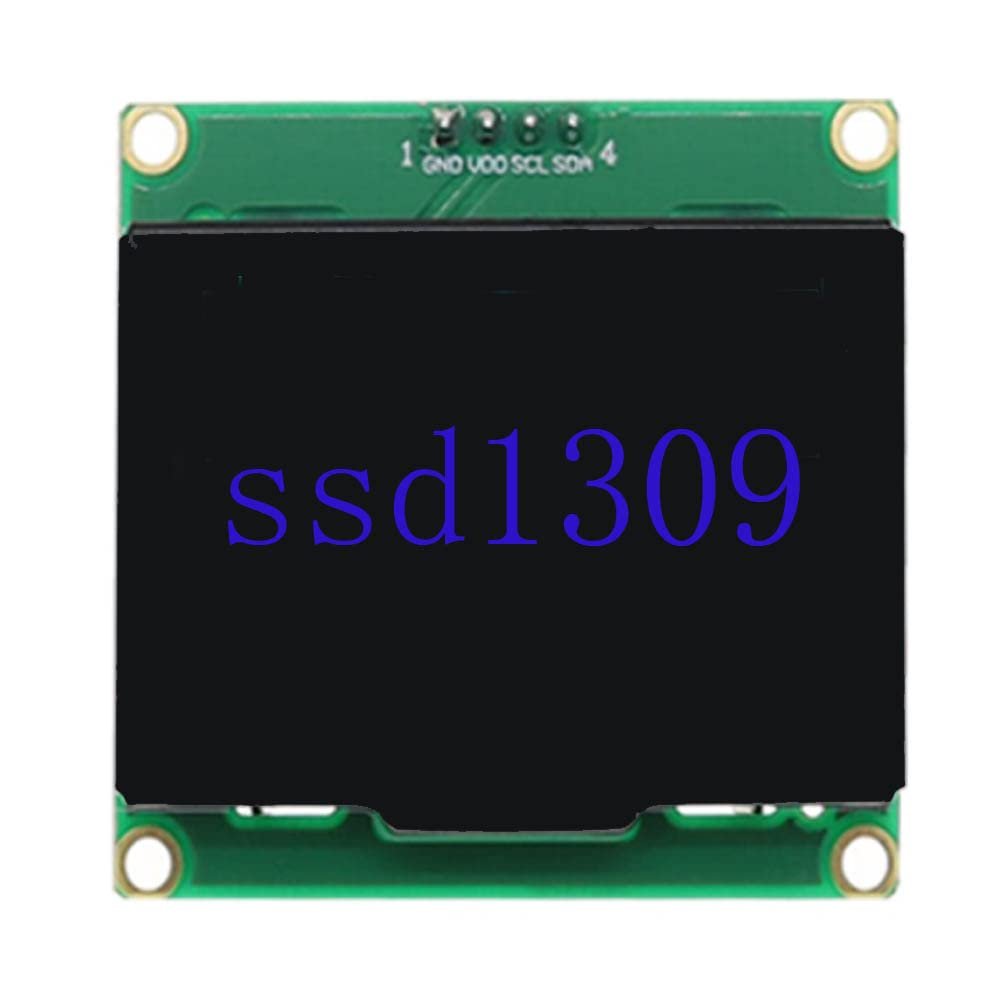 1.54 inch OLED display IIC interface 128X64 LCD module SSD1309 module 4pin (Blue)