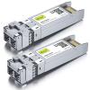 10GBase-LR SFP+ Transceiver, 10G 1310nm SMF Module for Cisco SFP-10G-LR, Meraki MA-SFP-10GB-LR, Ubiquiti UniFi UF-SM-10G, Mikrotik, Fortinet, Netgear and More, up to 10km, Pack of 2 view 3
