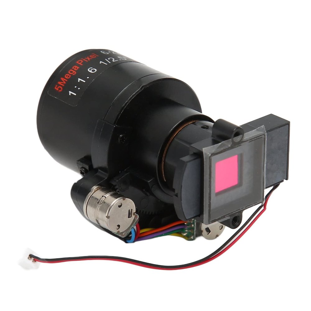 Sonew Motorized Zoom Lens, 6?22mm 5MP Length High Precision, Auto Zoom Autofocus, IR Correction, D14 Mount Fixed Industrial Lens, 500MP, F2.2