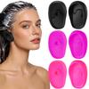 COHEALI 3 Pairs Hairdressing Earmuffs Silicone Ear Covers Waterproof Ear Protection for Hair Dye Perm Highlight Salon Home Use view 1